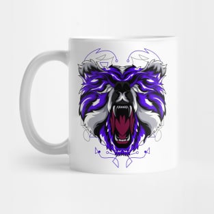 bear head graphic Mug